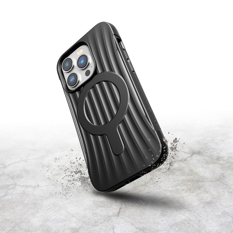 X-Doria Raptic Clutch MagSafe vāciņš Apple iPhone 14 Pro, melns
