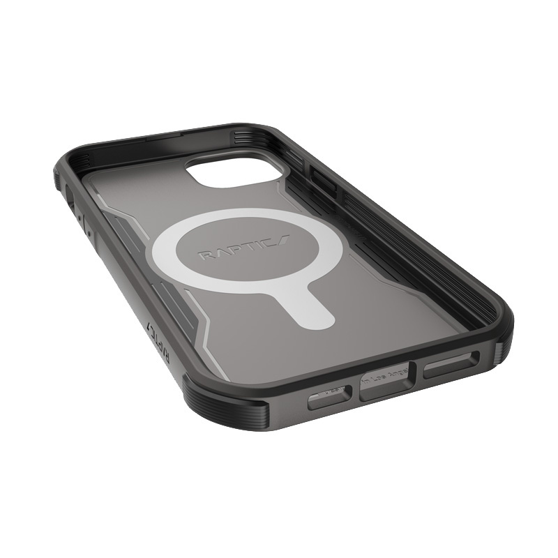 X-Doria Raptic Fort MagSafe vāciņš Apple iPhone 14 Plus / 15 Plus, melns