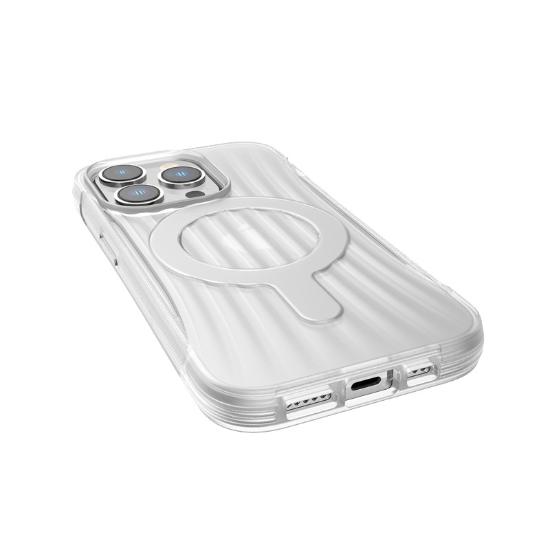 X-Doria Raptic Clutch MagSafe apvalks Apple iPhone 14 Pro, caurspīdīgs