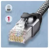 Goobay AXAGON ADE-AM30 USB-A Gigabit Ethernet adapteris ar iebūvētu 3 m CAT6 kabeli, RJ-45