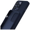 3MK Silicone Case Apple iPhone 16 Pro Max, tumši zilā krāsā