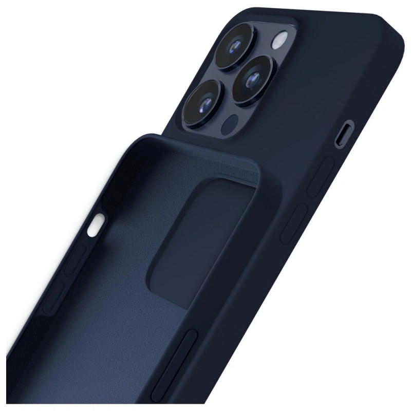 3MK Silicone Case Apple iPhone 16 Pro Max, tumši zilā krāsā