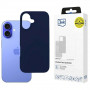 3MK Silicone Case Apple iPhone 16 Plus, tumši zilā krāsā