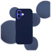 3MK Silicone Case Apple iPhone 16 Plus, tumši zilā krāsā