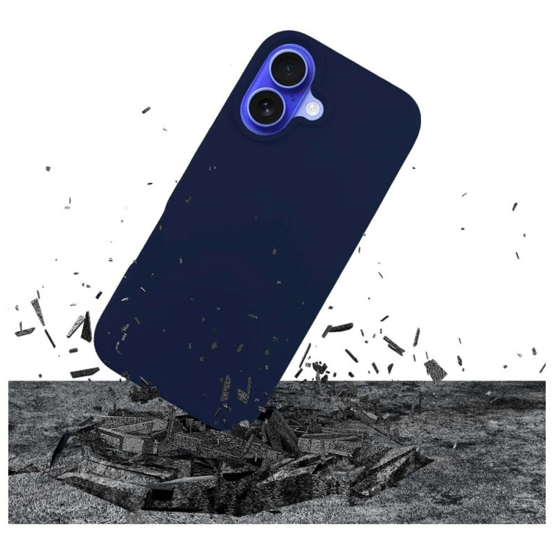 3MK Silicone Case Apple iPhone 16 Plus, tumši zilā krāsā