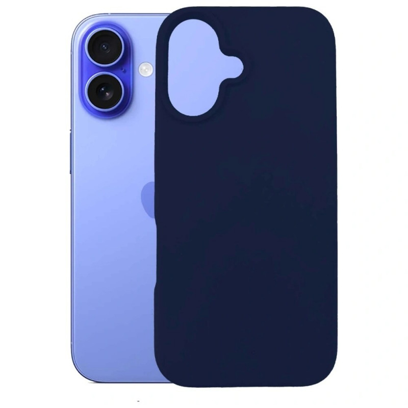 3MK Silicone Case Apple iPhone 16 Plus, tumši zilā krāsā
