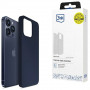 3MK Silicone Case Apple iPhone 16 Pro, tumši zilā krāsā