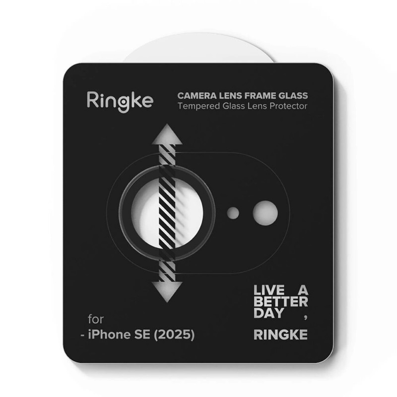 Ringke kameras rāmja aizsargs Apple iPhone 17e / 16e, melns (2 gab.)