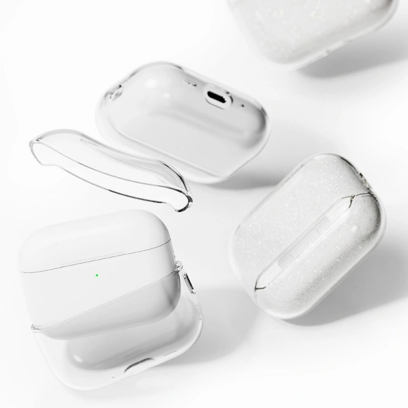 Ringke Air vāciņš Apple AirPods Pro 3, dzirkstoši caurspīdīgs