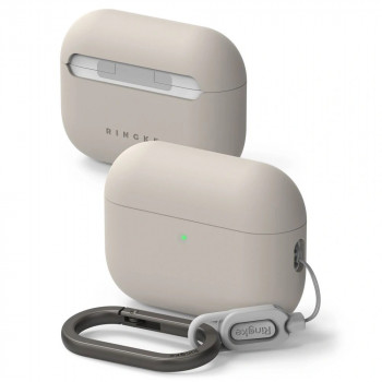 Ringke silikona apvalks Apple AirPods Pro 3, Stone (bēšs)