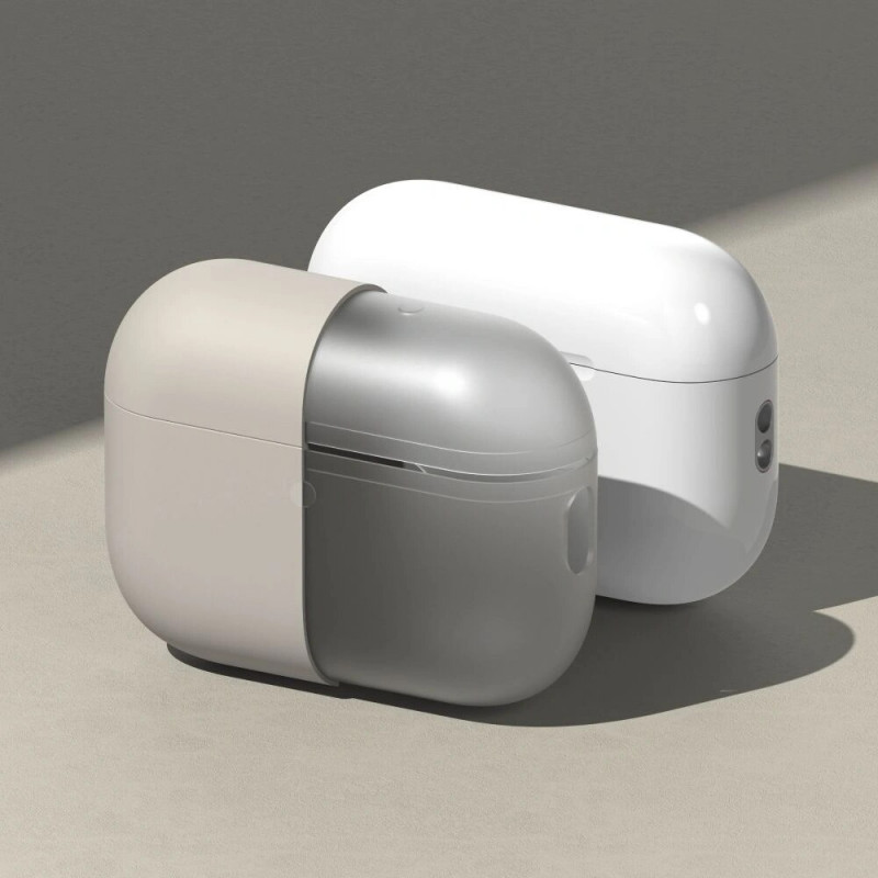 Ringke silikona apvalks Apple AirPods Pro 3, Stone (bēšs)