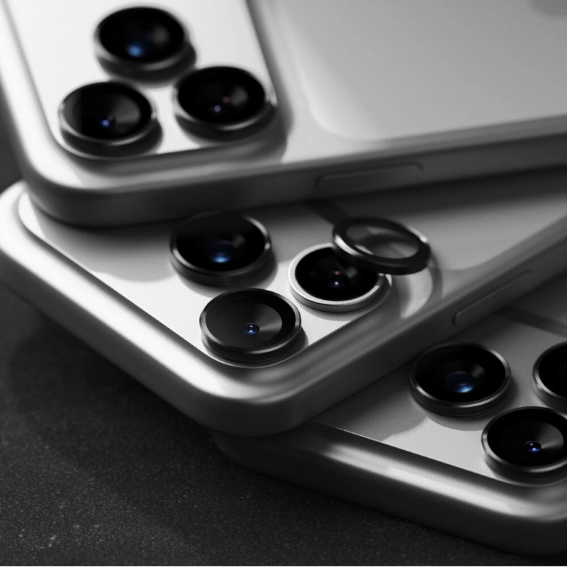 Ringke kameras rāmja aizsargs Apple iPhone 17 Pro / 17 Pro Max, melns (2 gab.)