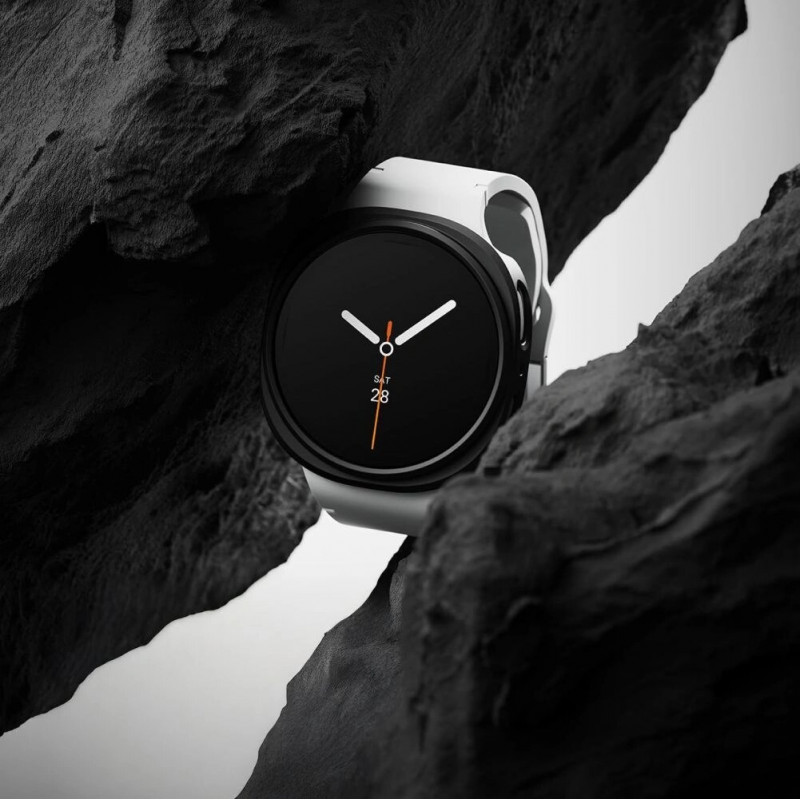 Ringke Slim RGK11819 korpuss Samsung Galaxy Watch 8 / 9 44 mm, caurspīdīgs un matēts melns (2 gab.)