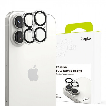 Ringke kameras pilnais pārsegs Apple iPhone 17, melns (2 gab.)
