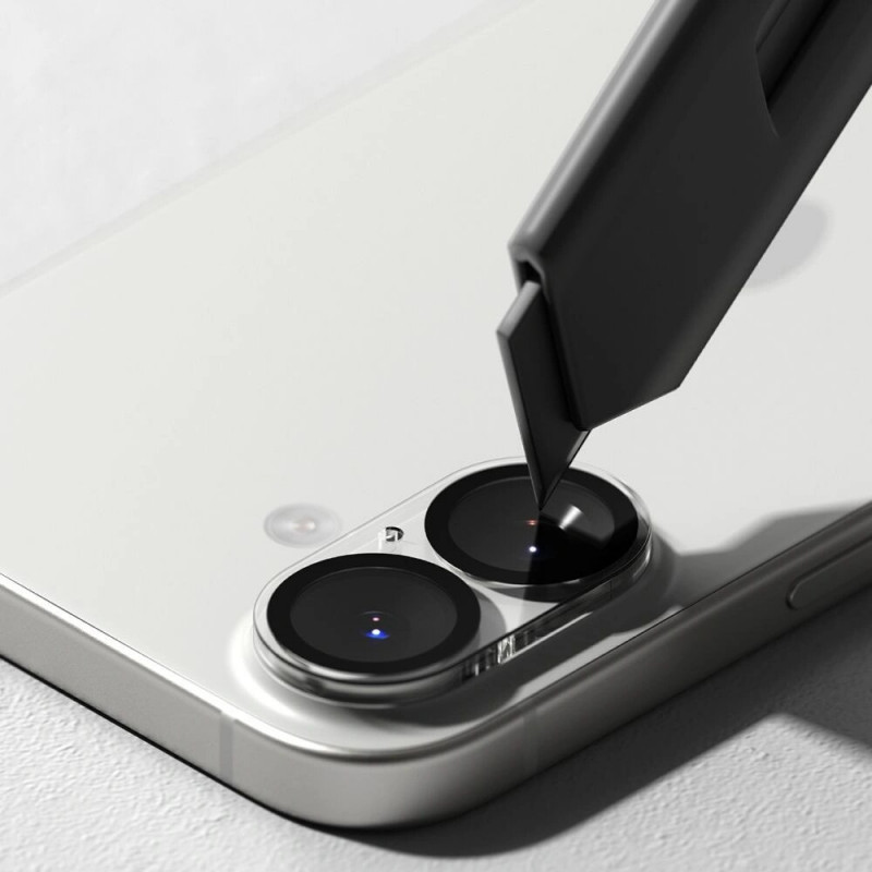Ringke kameras pilnais pārsegs Apple iPhone 17, melns (2 gab.)