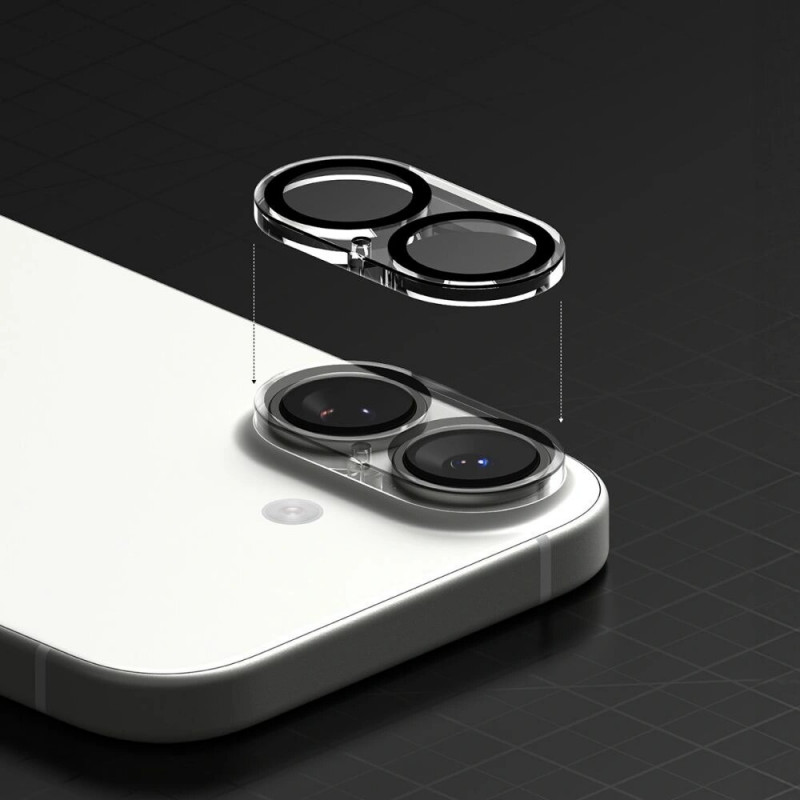 Ringke kameras pilnais pārsegs Apple iPhone 17, melns (2 gab.)
