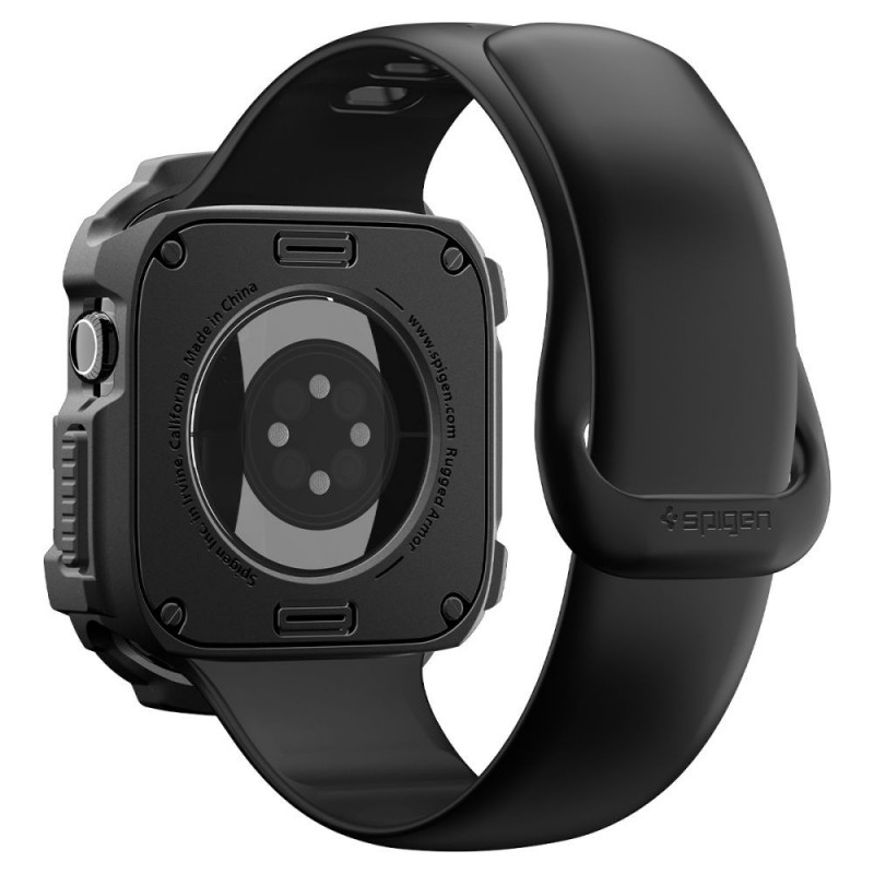 Spigen Rugged Armor ACS11886 Apple Watch 12 46 mm maciņš, matēti melns