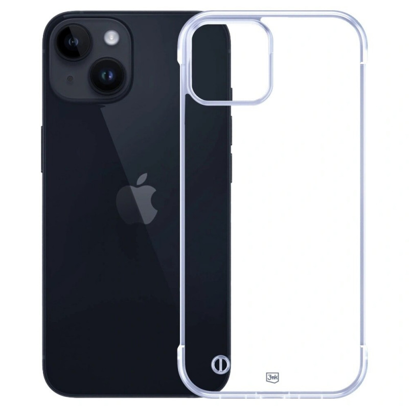3mk Just20g Clear Case Apple iPhone 15 Plus viedtālruņa maciņš, caurspīdīgs