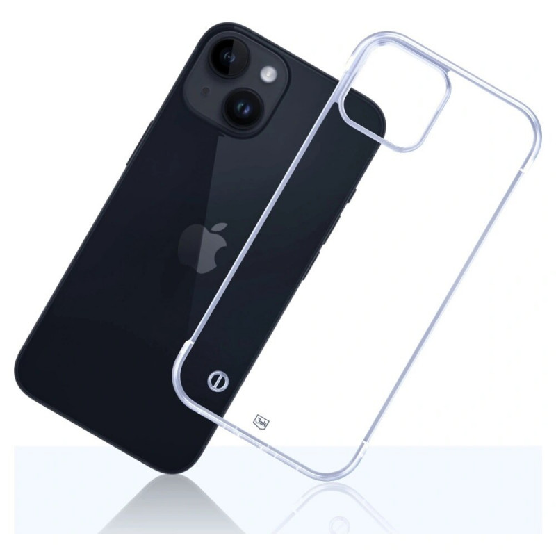 3mk Just20g Clear Case Apple iPhone 15 Plus viedtālruņa maciņš, caurspīdīgs