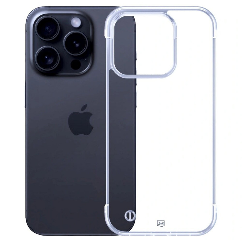 3mk Just20g Clear Case Apple iPhone 15 Pro Max viedtālruņa maciņš, caurspīdīgs