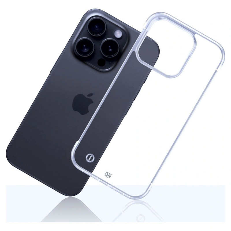 3mk Just20g Clear Case Apple iPhone 15 Pro Max viedtālruņa maciņš, caurspīdīgs
