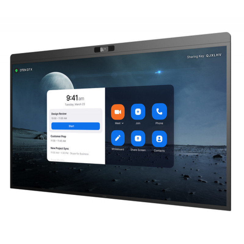 DTEN D7X 75 collu Android Edition videokonferenču sistēma, Zoom Certified