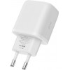 Tech-Protect C20W 2 portu sienas lādētājs, USB-C PD 20W un USB-A QC 3.0, balts