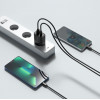 Tech-Protect C30W 2 portu sienas lādētājs, USB-C PD 30W un USB-A QC 3.0, melns
