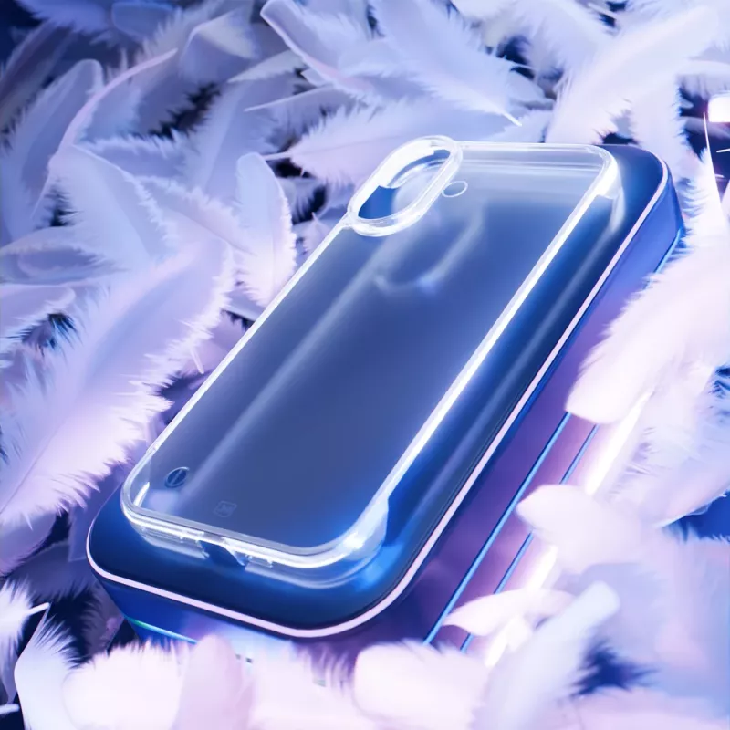 3mk Just20g Clear Case Apple iPhone 16 viedtālruņa maciņš, caurspīdīgs