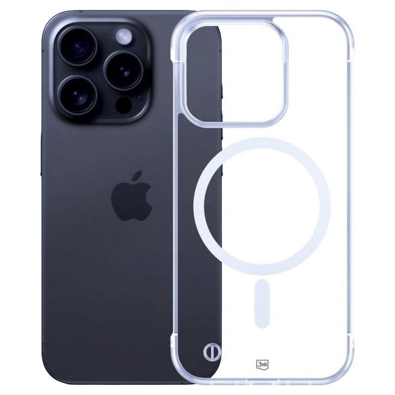 3mk Just20g MagCase Apple iPhone 14 Pro Max viedtālruņa maciņš, caurspīdīgs