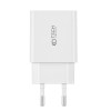 Tech-Protect NC30W 2 portu sienas lādētājs PD 30W QC 3.0, balts