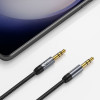 Tech-Protect UltraBoost 3,5 mm mini jack uz 3,5 mm mini jack kabelis, 1,5 m, melns