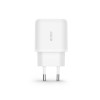 Tech-Protect C20W 2 portu sienas lādētājs PD 20W QC 3.0 ar USB-C kabeli, balts