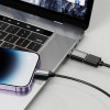 Tech-Protect UltraBoost USB-C / USB-A OTG adapteris, melns