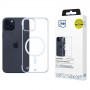 3mk Just20g MagCase Apple iPhone 15 Plus viedtālruņa maciņš, caurspīdīgs