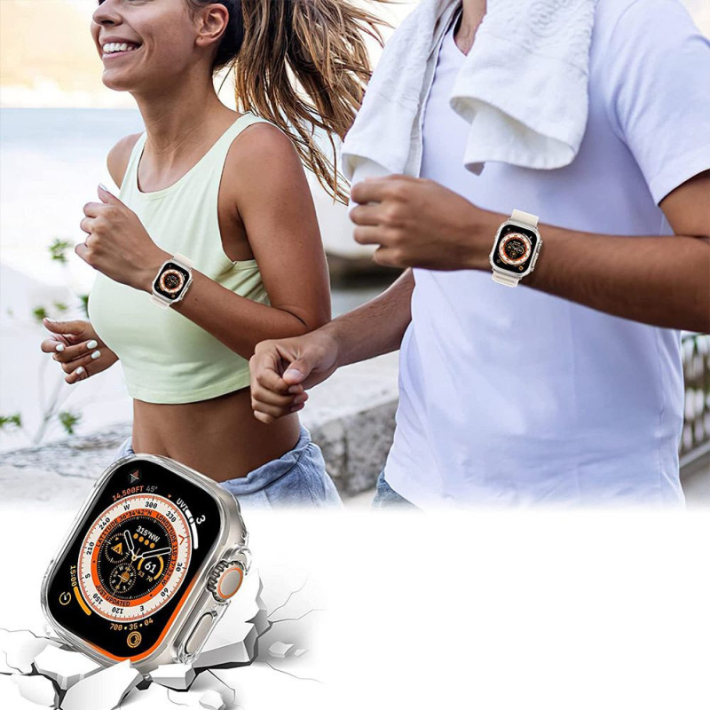 Tech-Protect Defense360 futrālis Apple Watch Ultra 1 / 2 / 3 49 mm, caurspīdīgs
