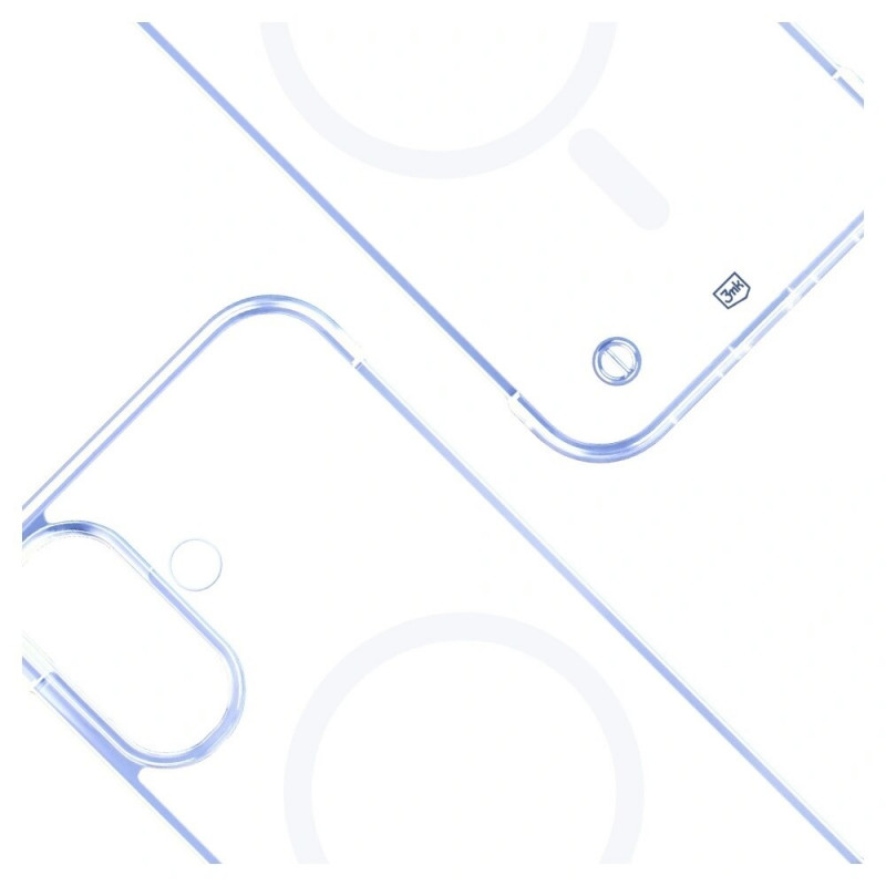3mk Just20g MagCase Apple iPhone 16 Plus viedtālruņa maciņš, caurspīdīgs