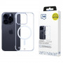 3mk Just20g MagCase Apple iPhone 16 Pro Max viedtālruņa maciņš, caurspīdīgs