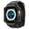 Spigen Rugged Armor Pro siksnas maciņš Apple Watch Ultra 1 / 2 / 3 49 mm, melns