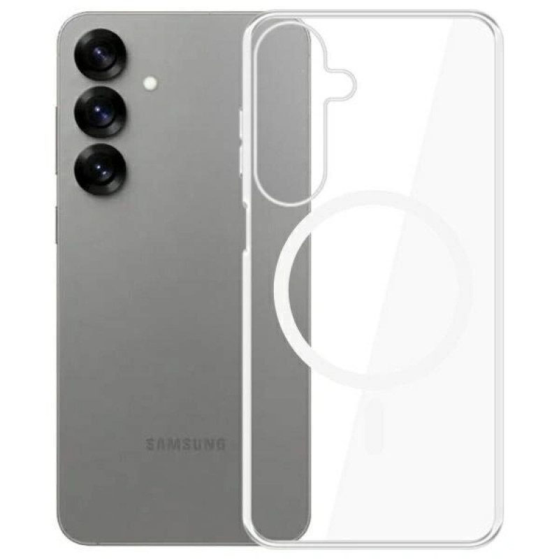 3MK Clear MagCase Samsung Galaxy S25+ maciņš, MagSafe, caurspīdīgs