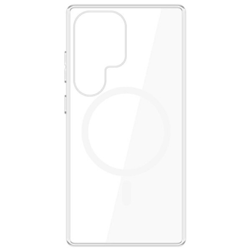 3MK Clear MagCase Samsung Galaxy S25 Ultra, MagSafe, caurspīdīgs