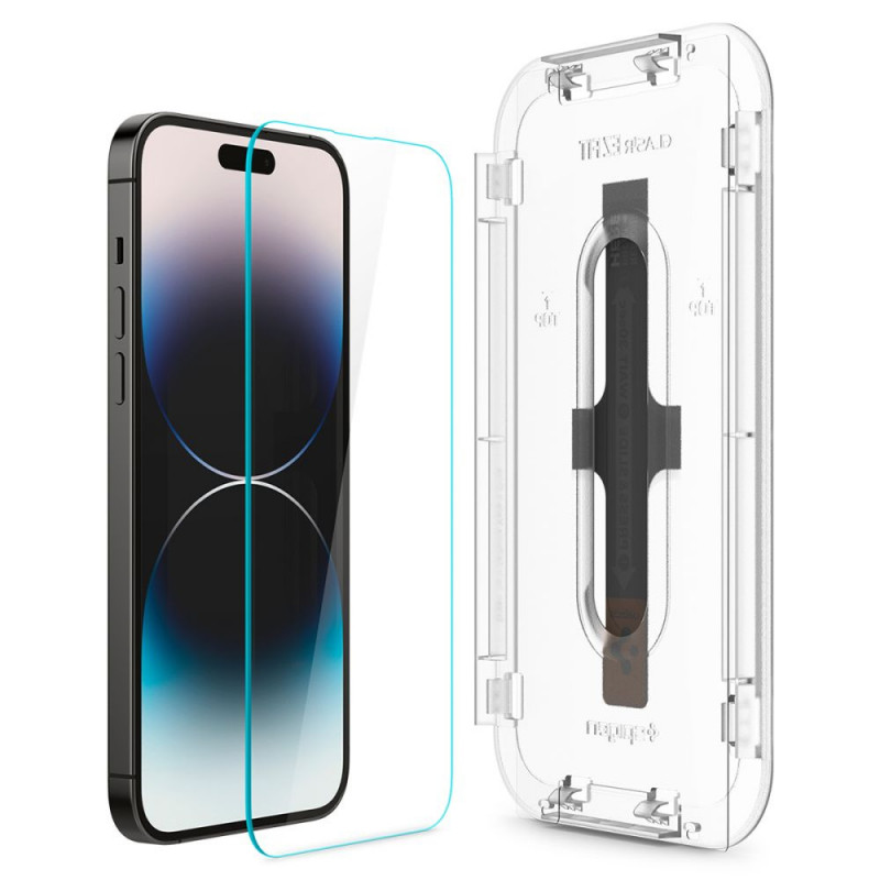Spigen GLAS.tR EZ Fit rūdītais stikls Apple iPhone 14 Pro Max (2 gab.)