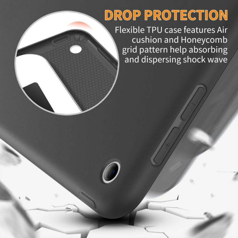 Tech-Protect Smartcase THP770BLK vāks Apple iPad 9.7 (2017/2018, 5./6. paaudze), melns