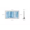 Samsung GQ65LS03HWUXZG The Frame Pro Neo 65 collu 4K televizors, 2026. gada modelis, bezvadu One Connect Box