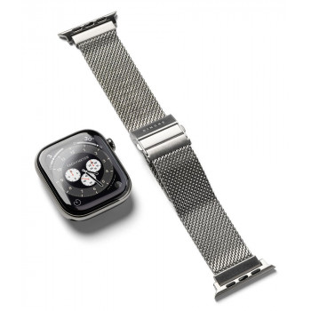 Ringke Metal One Mesh RGK12091 Apple Watch aproce, 44/45/46/49 mm, sudraba