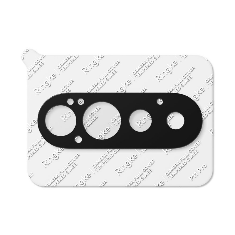 Ringke Camera Full Cover Google Pixel 11 Pro kameras objektīva aizsargs, rūdīts stikls, melns (2 gab.)