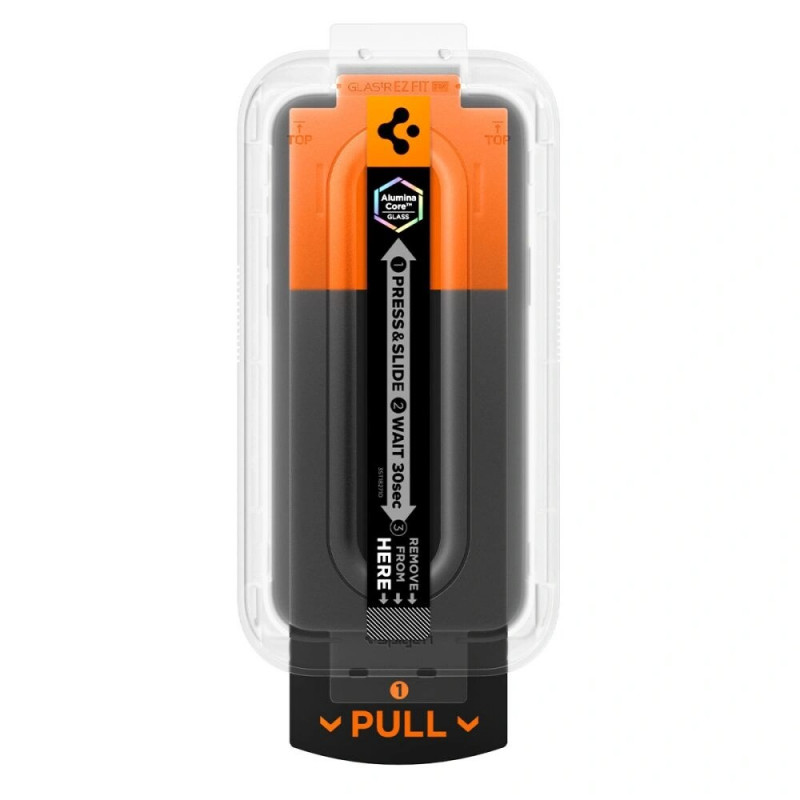 Spigen Glas.tR EZ Fit HD AGL10097 ekrāna aizsargs Apple iPhone 17 Pro, caurspīdīgs