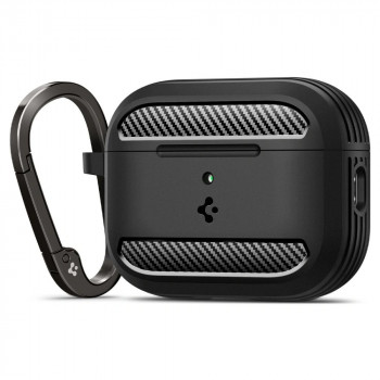 Spigen Rugged Armor ACS09822 maciņš Apple AirPods Pro 3, matēti melns