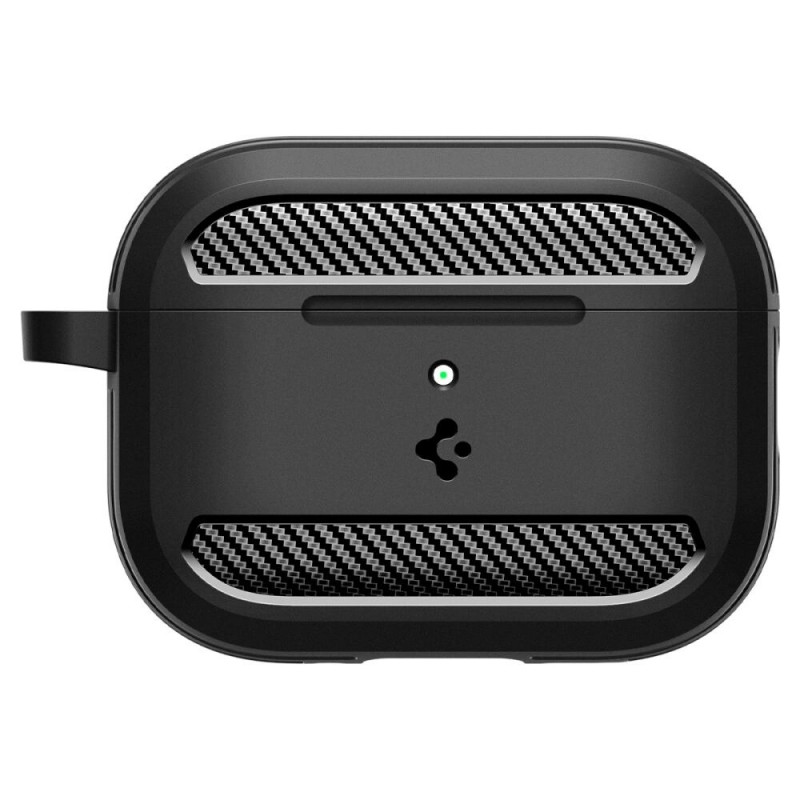 Spigen Rugged Armor ACS09822 maciņš Apple AirPods Pro 3, matēti melns