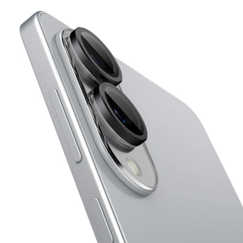 Spigen Optik Pro Glas.tR EZ Fit AGL09413 kameras aizsargs Samsung Galaxy S25 Edge, melns (2 gab.)